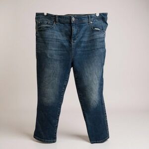 Torrid Dark Wash Ankle Jeans